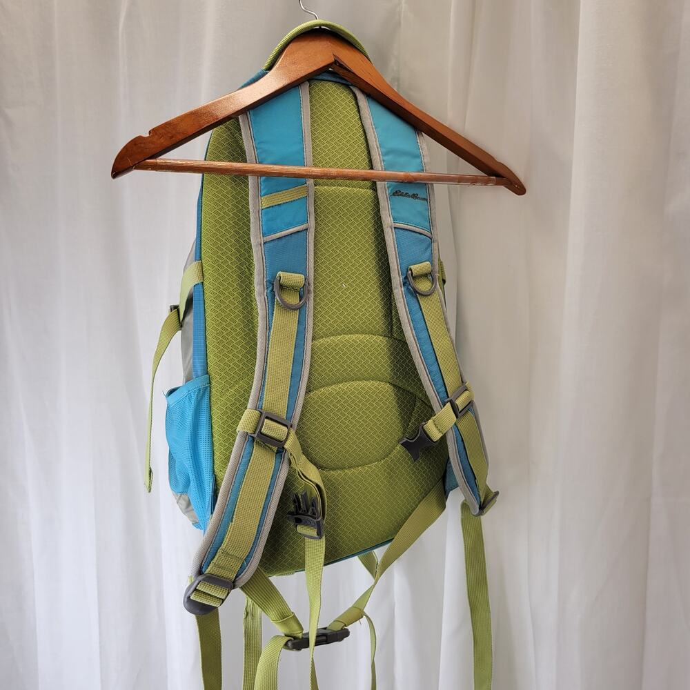 Eddie Bauer Shata Teal, Gray, Lime Adult Backpack - Picture 5 of 13
